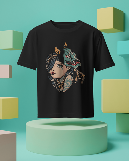 Women Oversize Tee |Street wear | Casual Wear | 100% Cotton T Shirt | Round Neck | Half Sleeves| Vibrant Colors