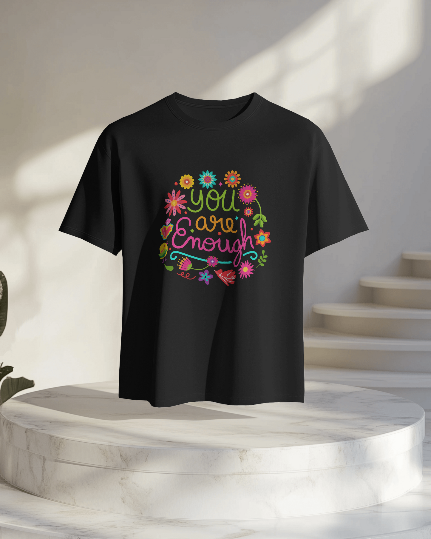 Women Oversize Tee | Printed | 100% Cotton T Shirt | Round Neck | Half Sleeves| Designed by NEOX | Vibrant Colors