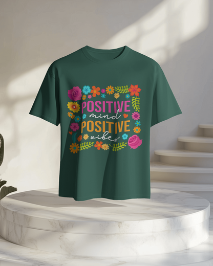 Women Oversize Tee | Printed | 100% Cotton T Shirt | Round Neck | Half Sleeves| Designed by NEOX | Vibrant Colors
