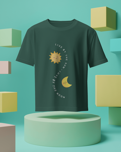 Women Oversize Tee | Printed | 100% Cotton T Shirt | Round Neck | Half Sleeves| Designed by NEOX | Vibrant Colors