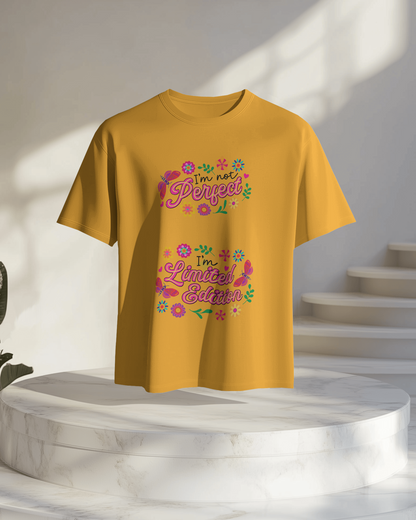 Women Oversize Tee | Printed | 100% Cotton T Shirt | Round Neck | Half Sleeves| Designed by NEOX | Vibrant Colours