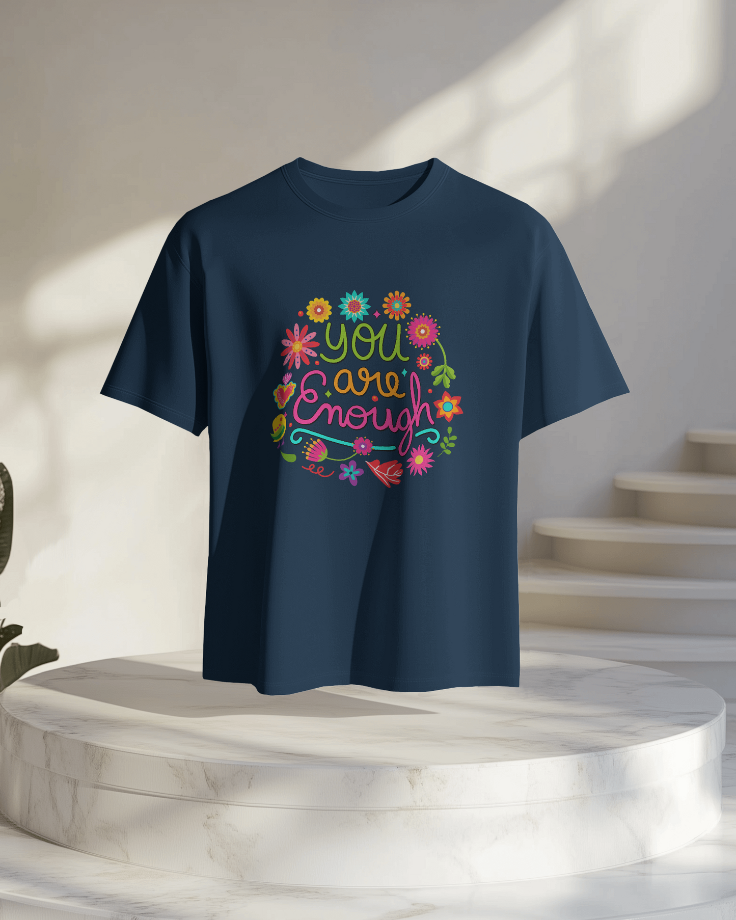 Women Oversize Tee | Printed | 100% Cotton T Shirt | Round Neck | Half Sleeves| Designed by NEOX | Vibrant Colors