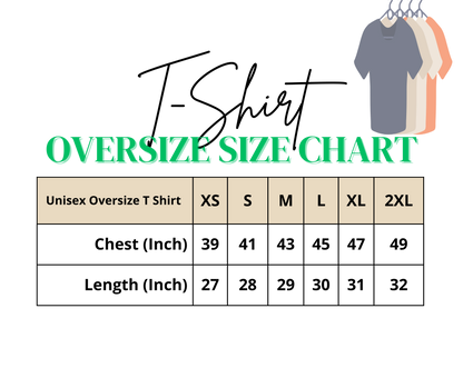 Oversize | Unisex Printed Cotton T Shirt | Round Neck | Half Sleeves|100% Cotton | Women | Men | Teen | Teen Vibes