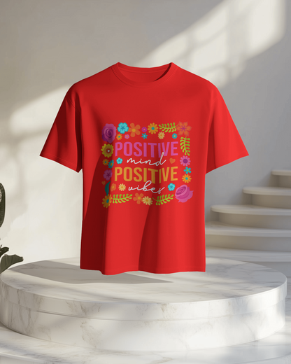 Women Oversize Tee | Printed | 100% Cotton T Shirt | Round Neck | Half Sleeves| Designed by NEOX | Vibrant Colors