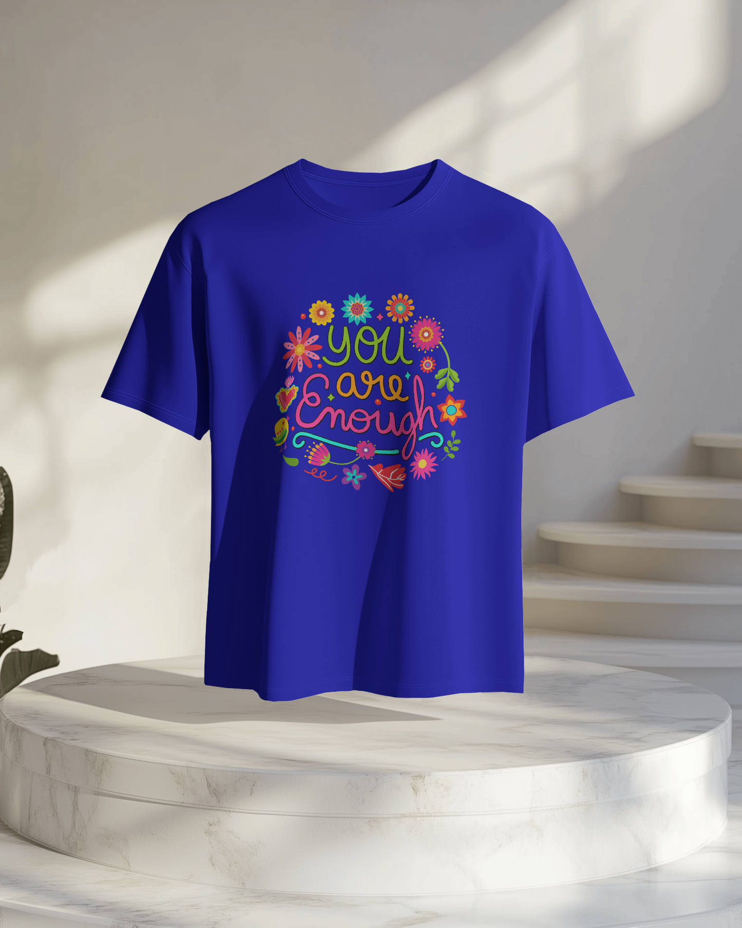 Women Oversize Tee | Printed | 100% Cotton T Shirt | Round Neck | Half Sleeves| Designed by NEOX | Vibrant Colors