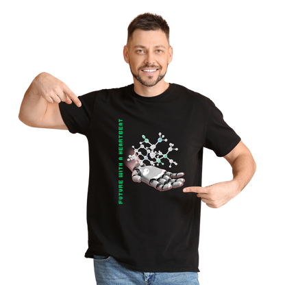 Men’s Printed Cotton T Shirt | Futuristic |Round Neck | Half Sleeves|100% Cotton | Regular Fit T-Shirt | Teens | Teen Vibes