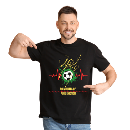 Men’s Printed Cotton T Shirt | Foot Ball |Round Neck | Half Sleeves|100% Cotton | Regular Fit T-Shirt | Teens | Teen Vibes