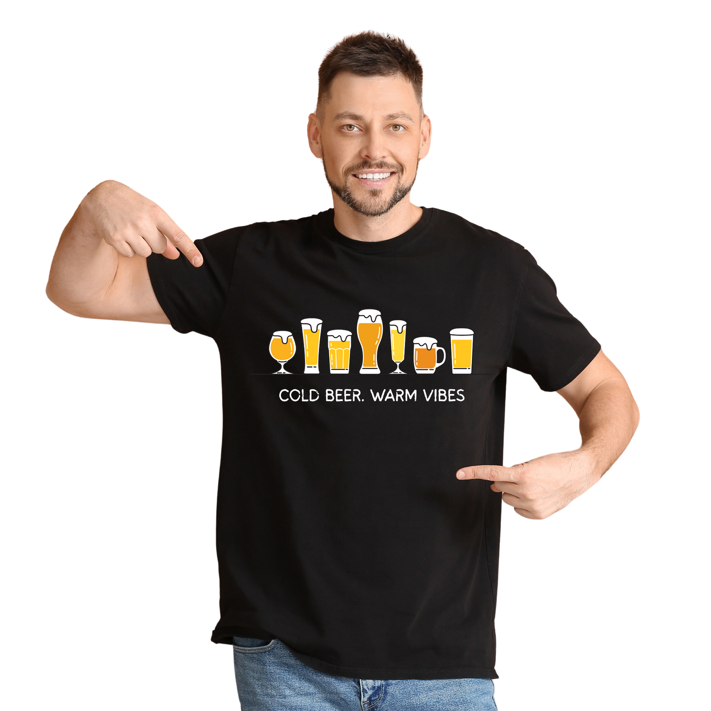 Men’s Printed Cotton T Shirt | Round Neck | Half Sleeves|100% Cotton | Regular Fit T-Shirt | Teens | Teen Vibes