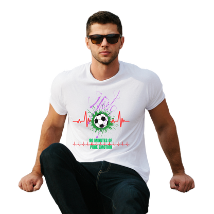 Men’s Printed Cotton T Shirt | Foot Ball |Round Neck | Half Sleeves|100% Cotton | Regular Fit T-Shirt | Teens | Teen Vibes